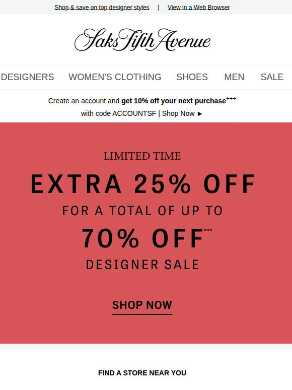 Reminder: Don't miss out on up to 70% off