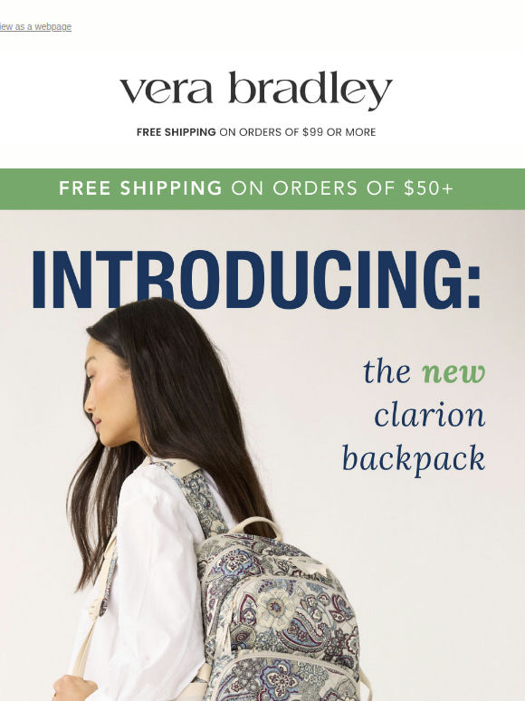 New! The Clarion backpack 🎒✨