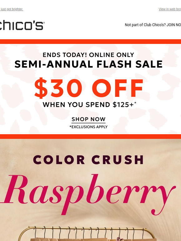 Freshly picked: The Raspberry Edit + $30 off $125+ *excl. apply