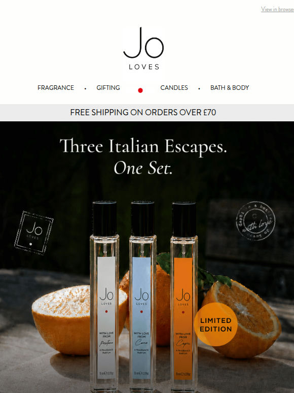 It’s Back: With Love From Italy Trio Returns