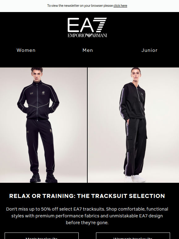Up to 50% off best selling tracksuit styles