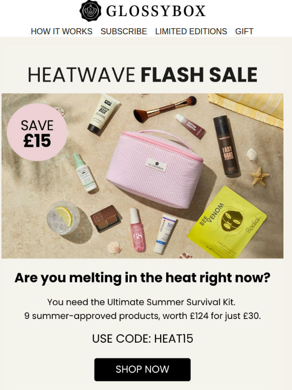 ☀️ HEATWAVE SALE: SUMMER BAG £30