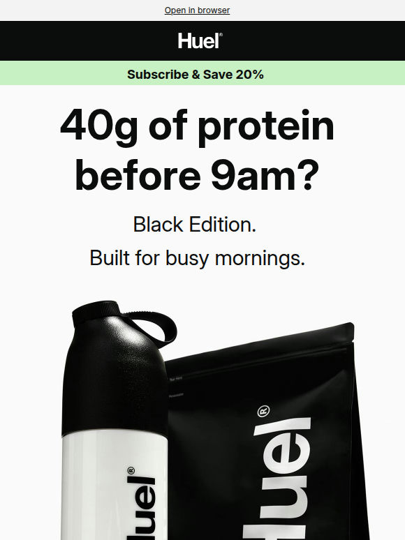 40g of protein before 9am? 💪