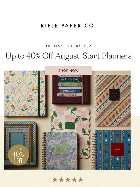 Up to 40% Off Academic Planners