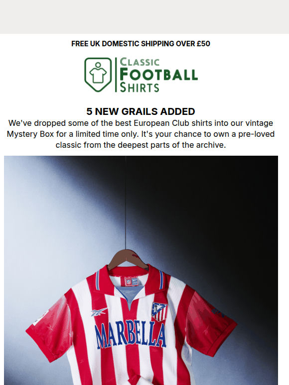 5 NEW Grails have entered the Vintage Mystery Box 🎁