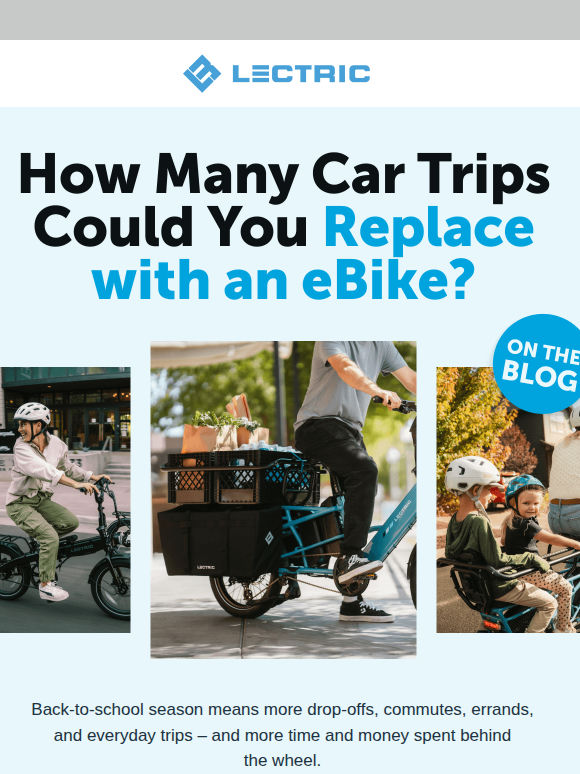 How Many Car Trips Could You Replace with an eBike?