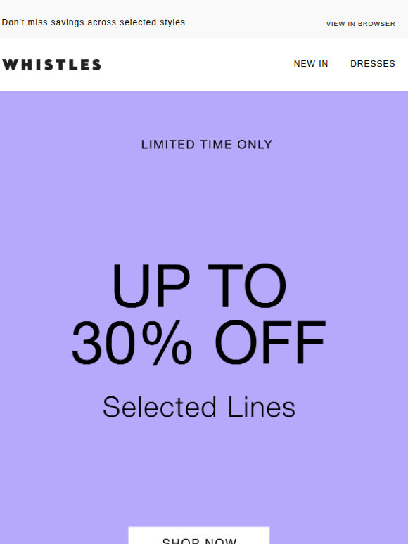 Limited time: Up to 30% off