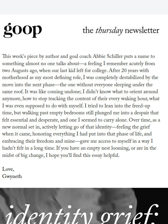 the Thursday newsletter