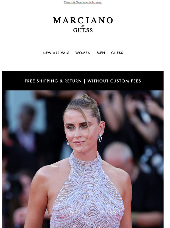 Marciano graced the red carpet at the Venice Film Festival