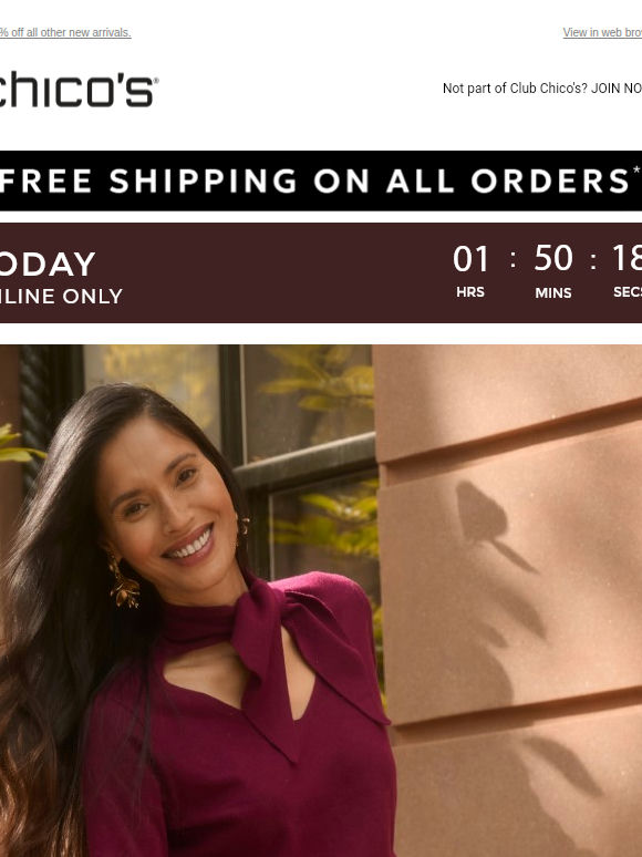 TODAY ONLY! 40% off FALL sweaters & jeans