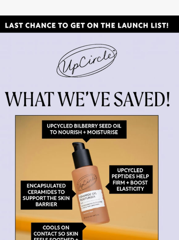 Meet the THREE ingredients we rescued for this launch
