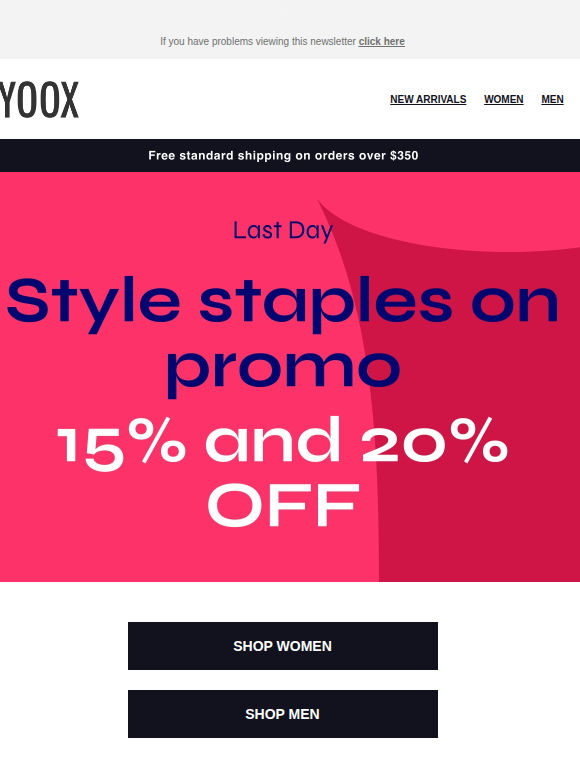 That’s right, it’s the last day! Don't miss the promo