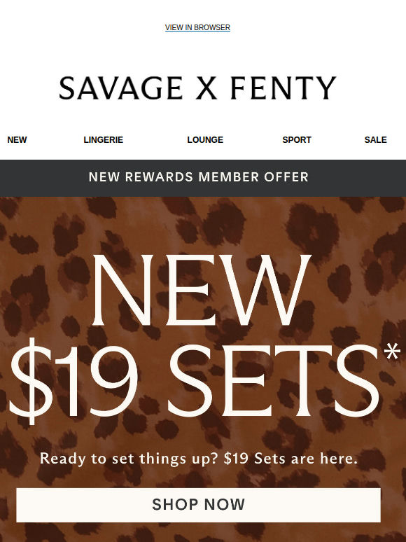Your Next Matching Set Is $19