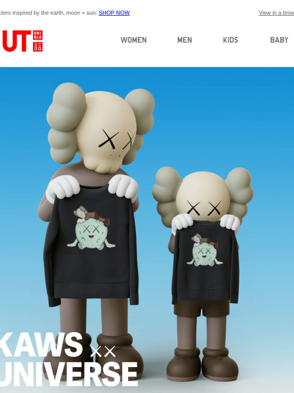 Tomorrow: NEW KAWS Universe