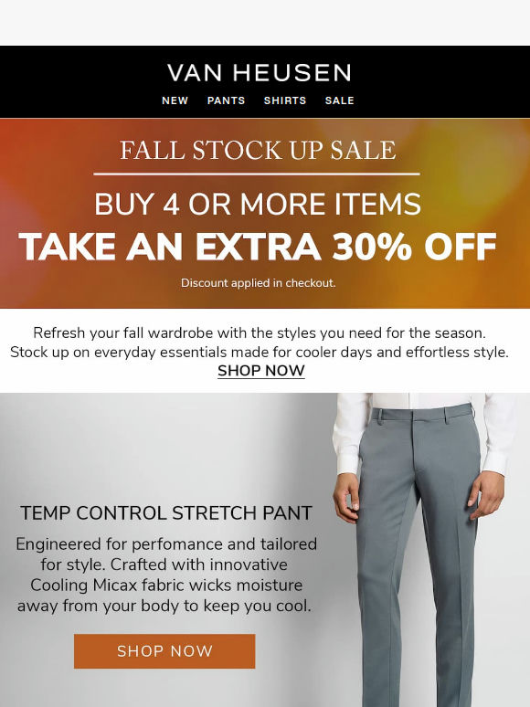 Buy 4 or more items = EXTRA 30% OFF