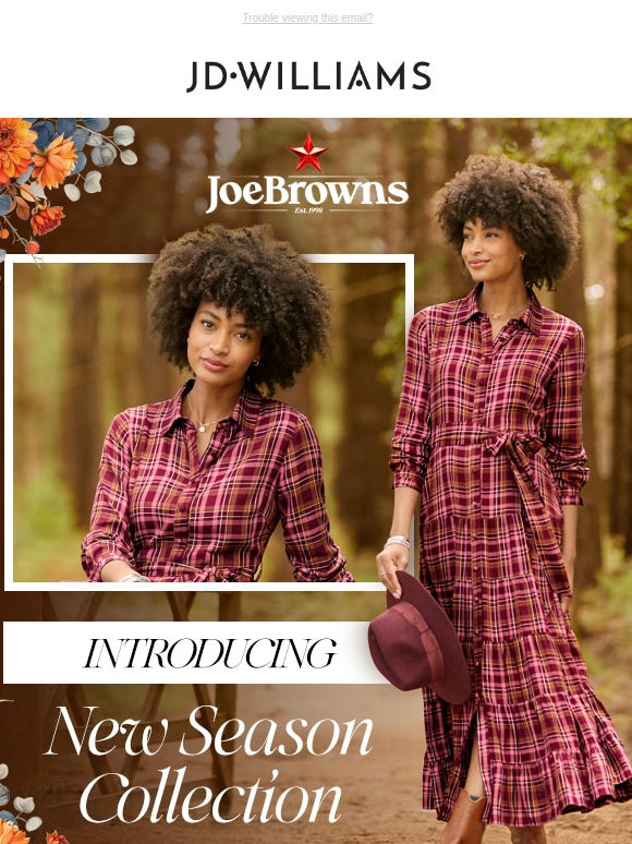 Welcome the new season with Joe Browns 🍂