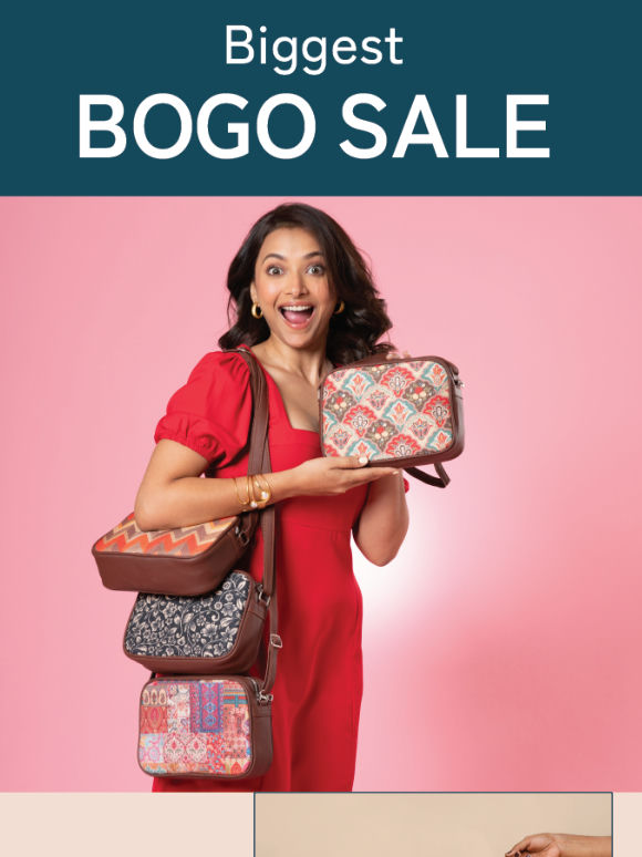 Biggest BOGO Sale -  Double the Style, Half the Price!