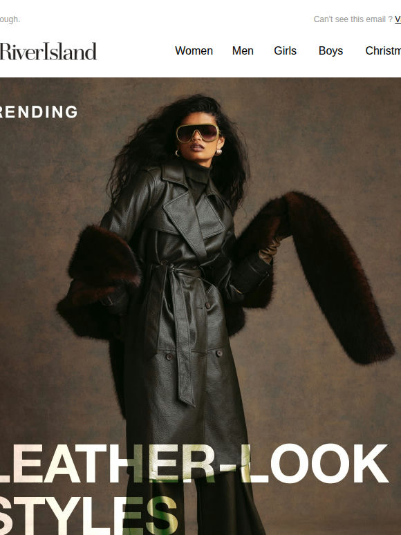 Trending: The leather-look edit
