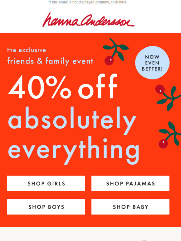 40% Off EVERYTHING + 60% Off Hannaween 🎉