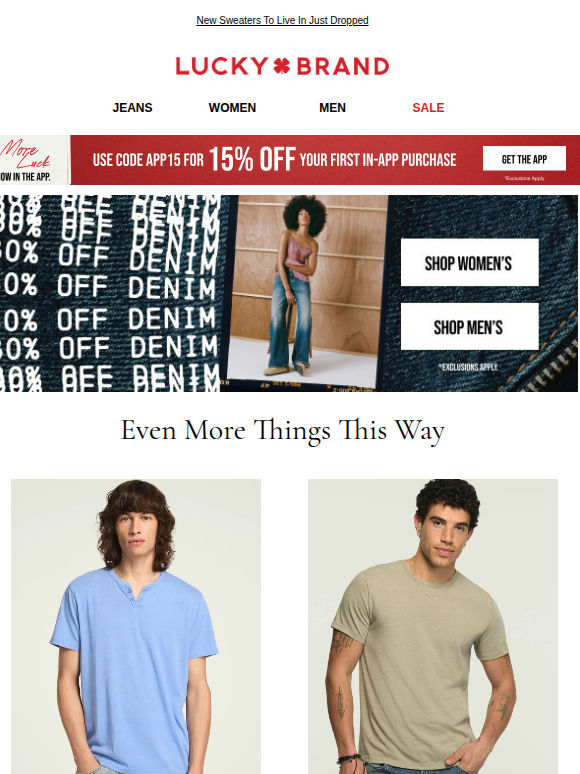 Wait, What?? Jeans Are 30% Off!