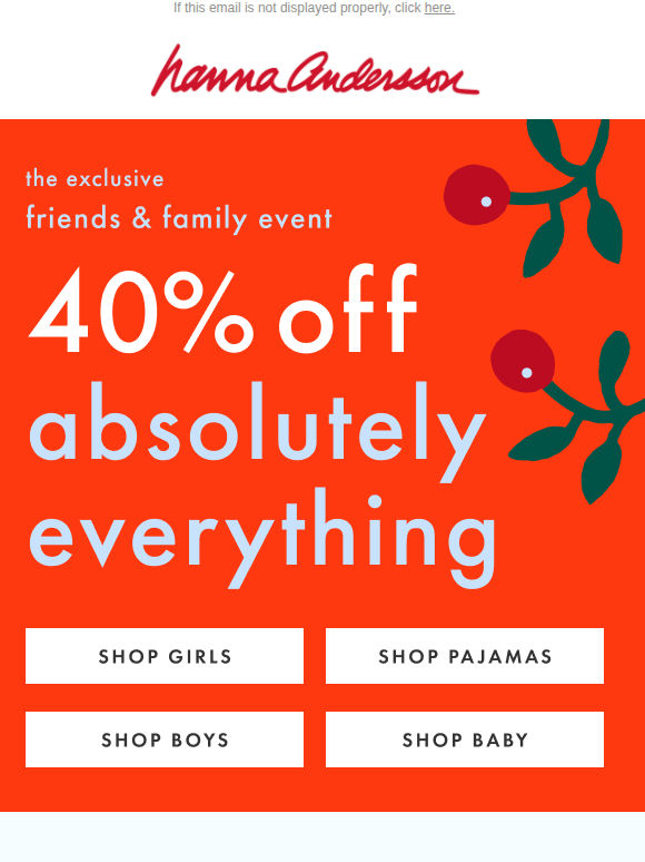 🎄 40% Off Holiday Faves