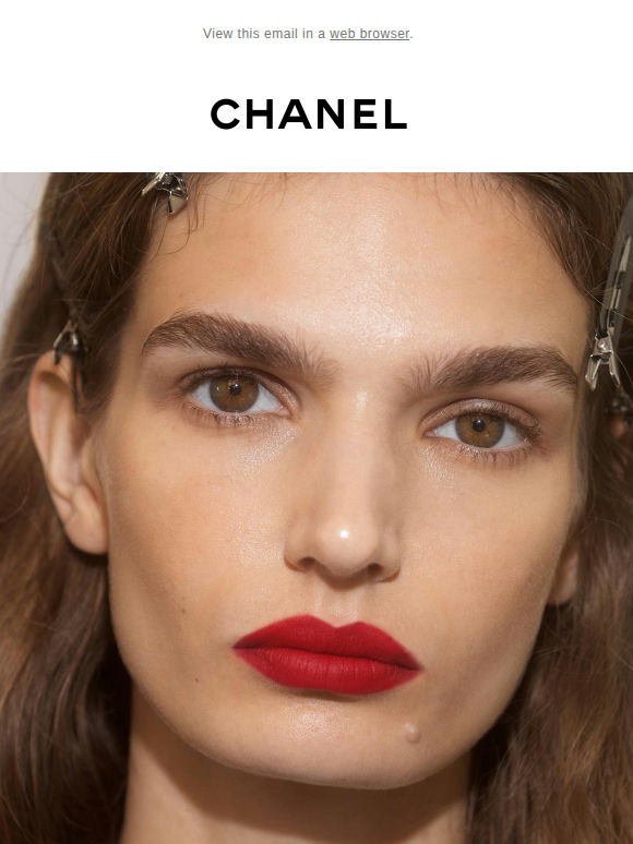 The makeup look from the Spring Summer 2027 show
