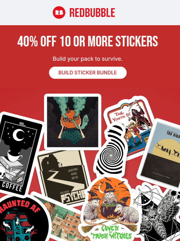 40% Off: Spooky Sticker Bundle 👻