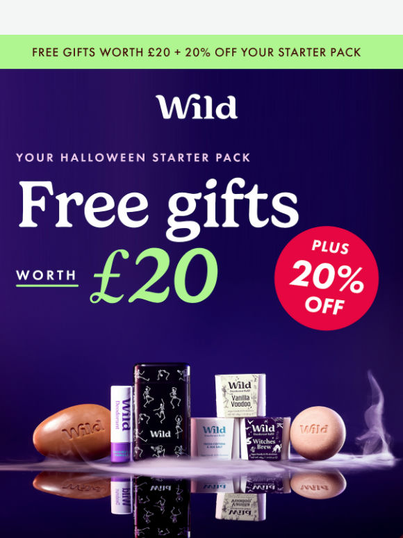 Free gifts worth £20 inside (no tricks)