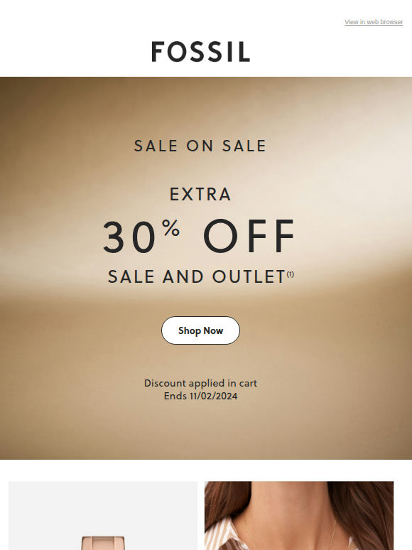 Outlet & Sale styles with extra 30%