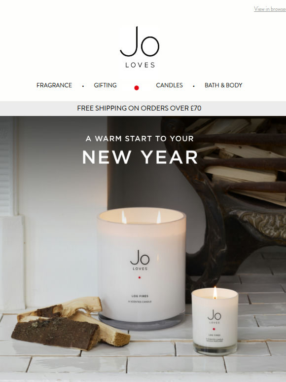 Candle of the Month: Log Fires