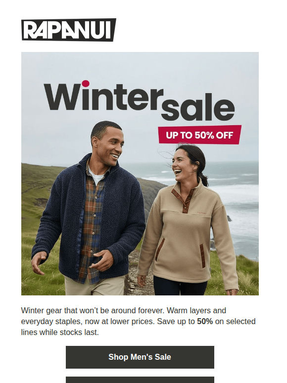 Winter Sale — shop by size