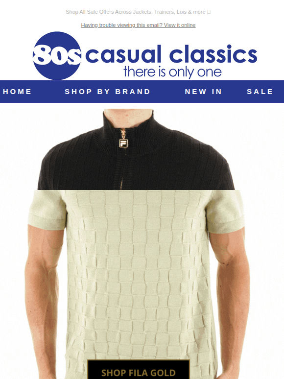 New In Fila Gold & Up To 50% Off Knitwear 👀 Shop Now!