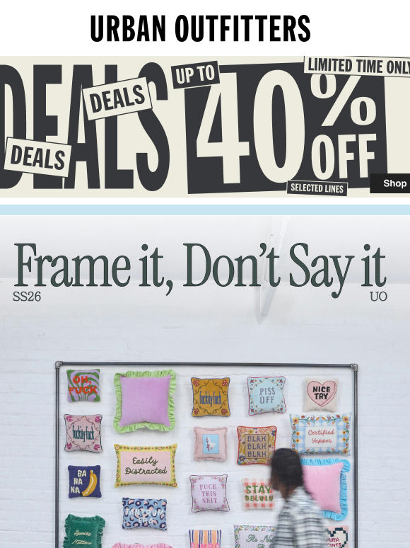 Cushions for the certified yapper