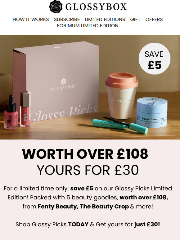 QUICK! Glossy Picks (Worth over £108)