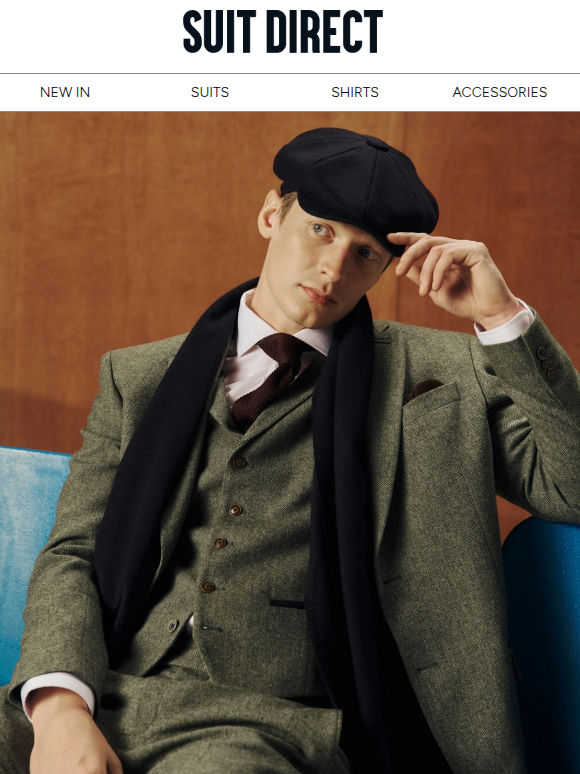 Inspired by the Peaky Blinders style