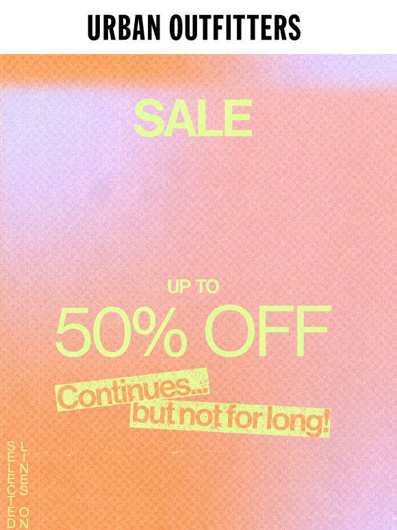 Up to 50% OFF bestsellers