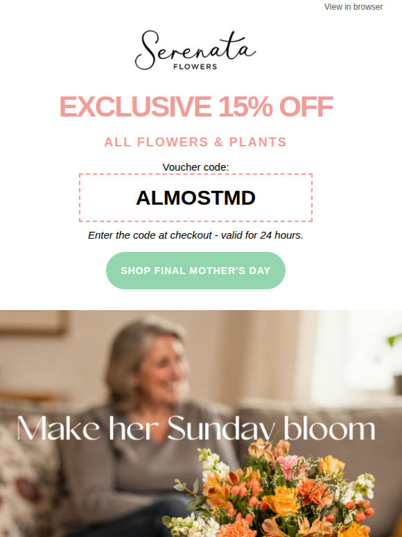 💛Just in time for Mother's Day with 15% off