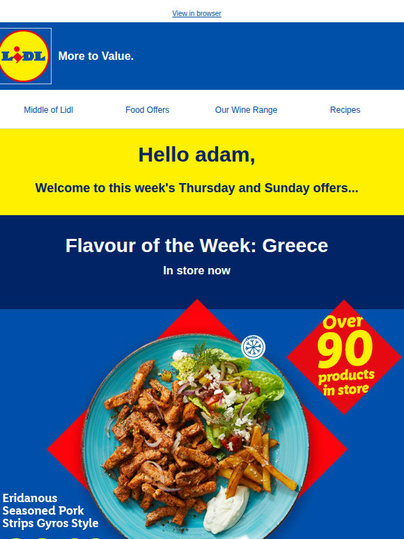 Your weekly offers are in! Ready, steady, save! 🛒