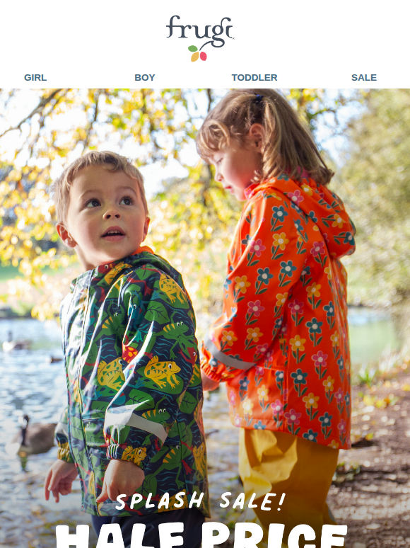 Half Price Rain Ready Outerwear ☂️