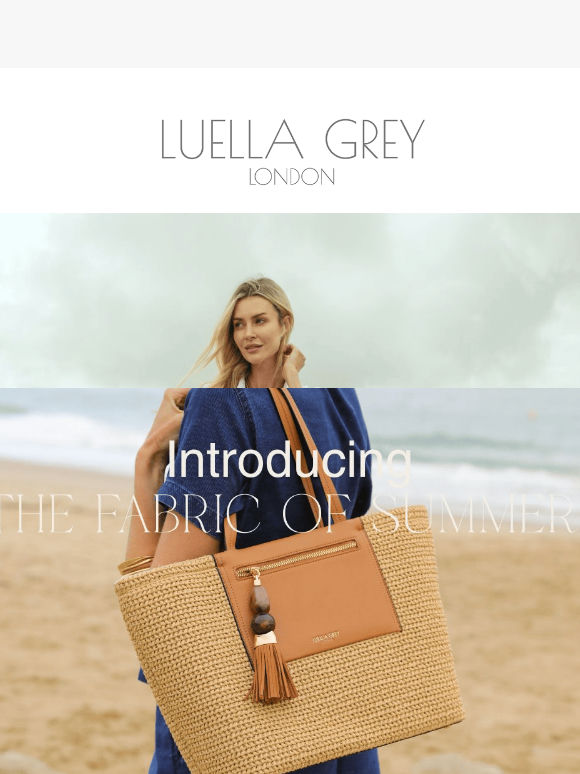 Limited Edition: The Fabric of the Summer -  Raffia ☀️