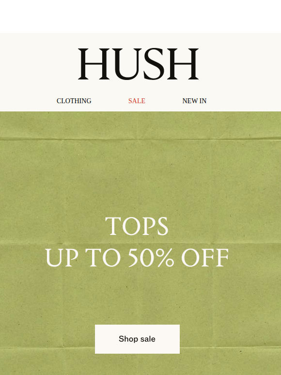 Tops | Up to 50% off
