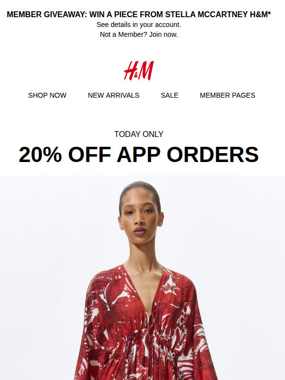 Today only: 20% off in the app