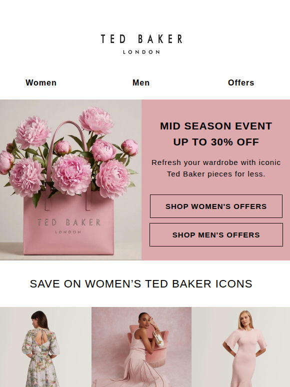 Up to 30% Off | Ted Baker Icons