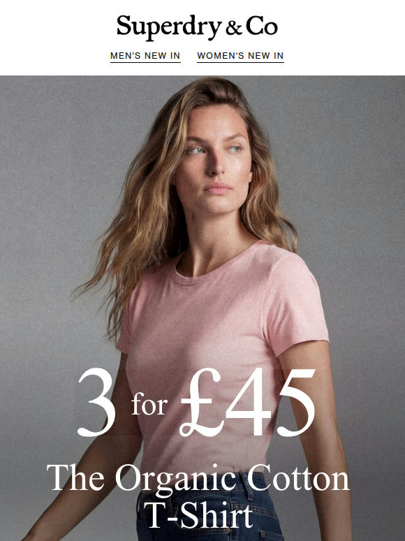 3 for £45 | Warm Weather Essential
