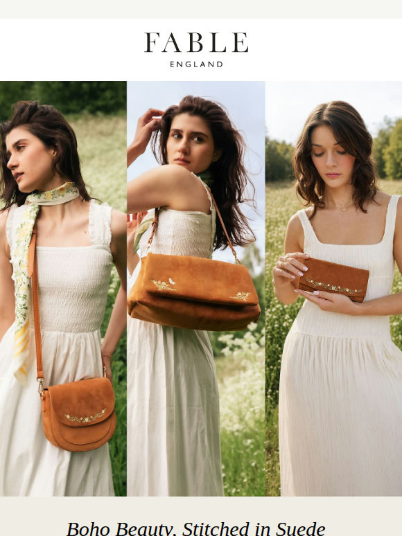 Boho Beauty, Stitched in Suede