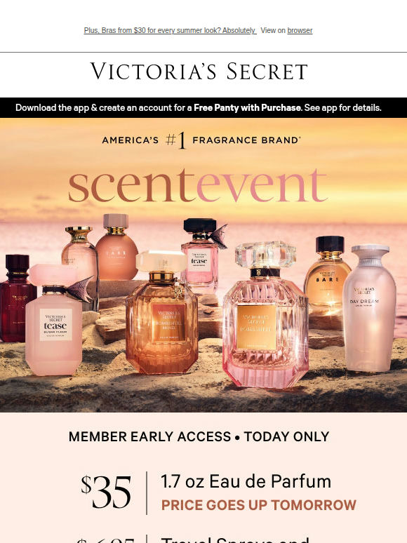Scent Event Early Access—Just for Today