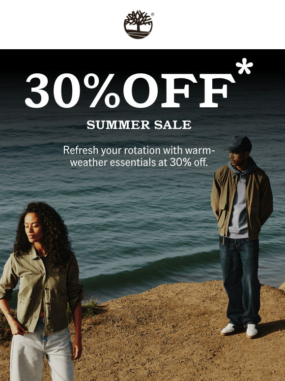 30% Off Summer Sale Starts NOW.