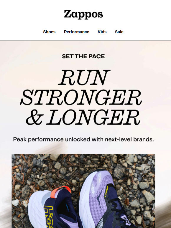 Set the Pace—with HOKA, On & ASICS