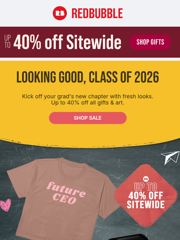 Up to 40% Off 🥳 Grad Gifts Sale