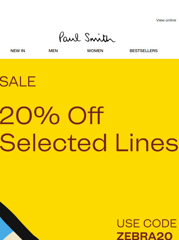 Ends Tomorrow: 20% Off Zebra